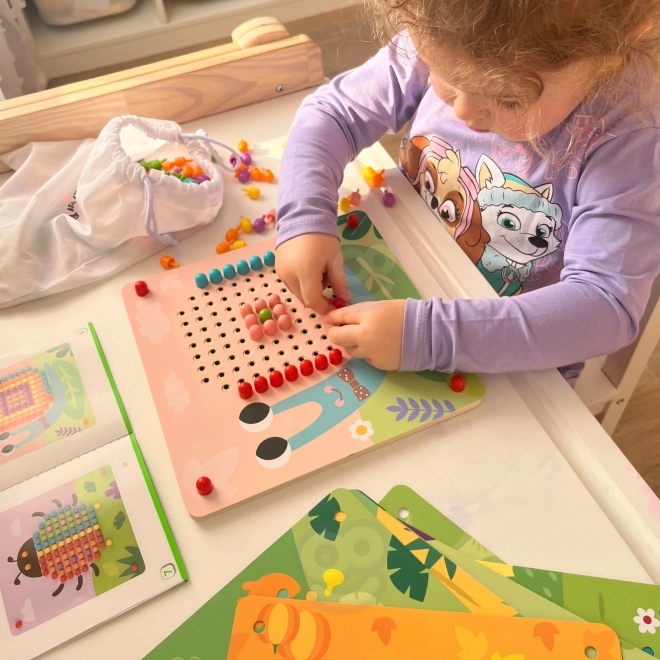 Puzzle en bois avec chevilles de Tooky Toy