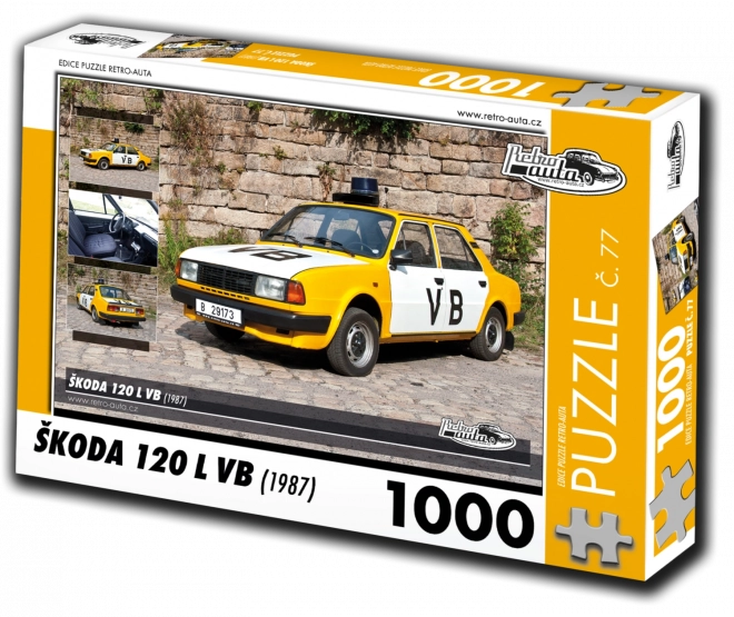 Puzzle Rétromobile Škoda 120 L VB (1987)