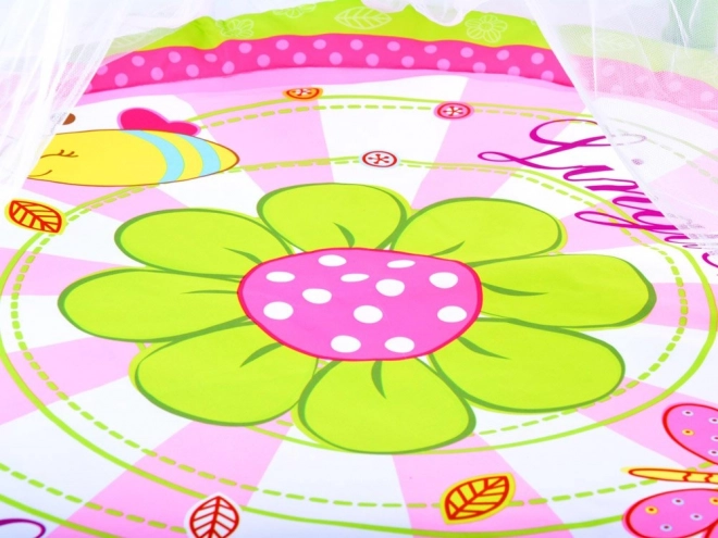 Tapis de jeu pour enfant avec moustiquaire