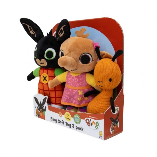 Bing et amis ensemble de 3 personnages en peluche