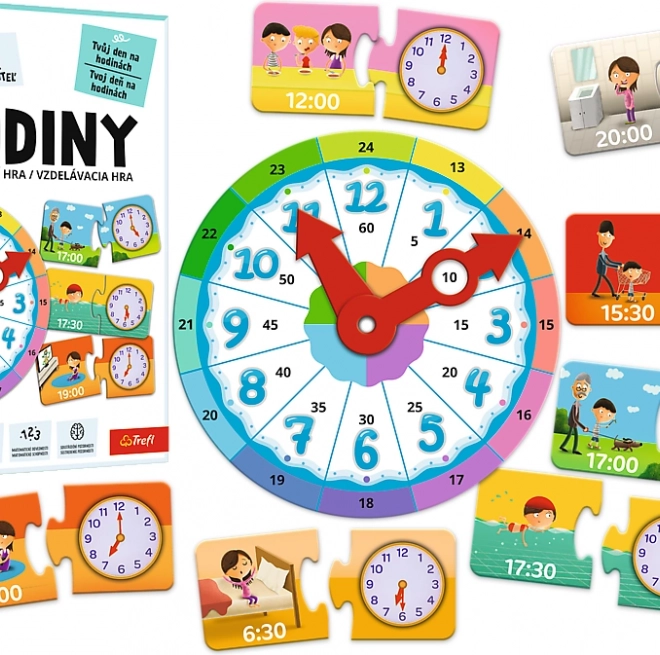 Jeu éducatif Trefl Petit Découvreur : Horloge