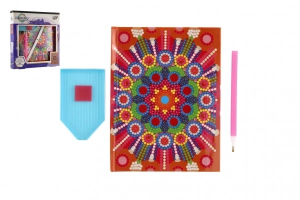 Journal créatif avec diamants - mandala