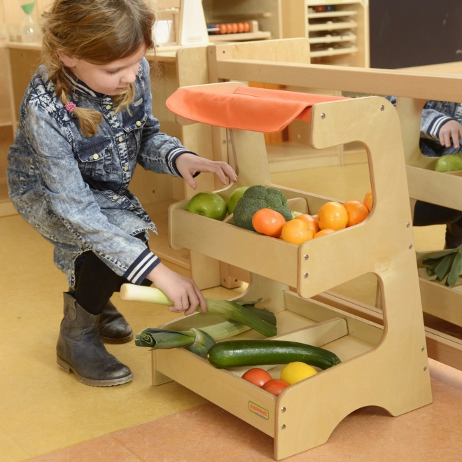 Stand de marché en bois pour enfants Masterkidz