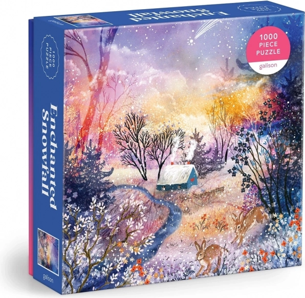 Puzzle Paysage enneigé enchanté 1000 pièces GALISON