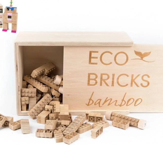Kit de construction en bois 250 pcs dans une boîte