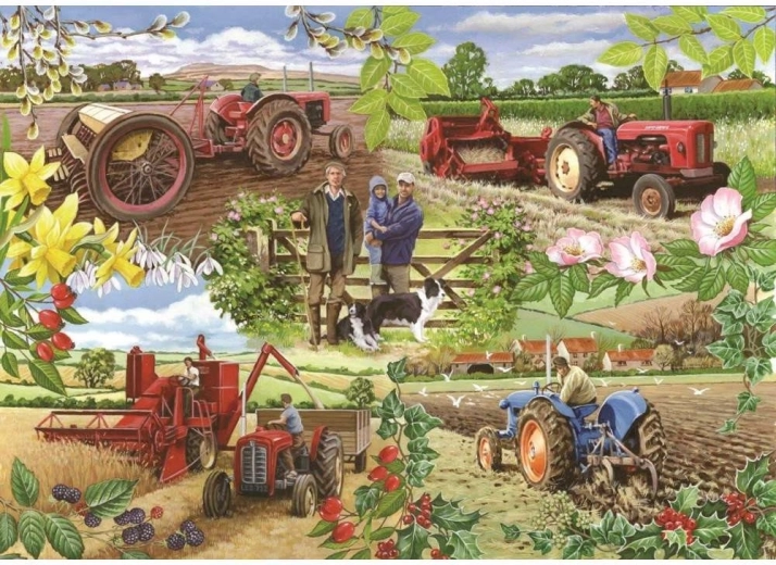 Puzzle L’année du fermier 1000 pièces de House of Puzzles