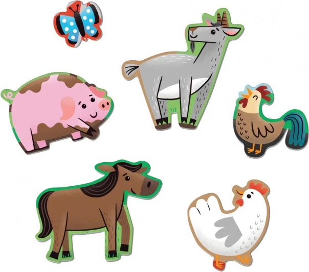 Puzzle de sol Mudpuppy Amis de la ferme