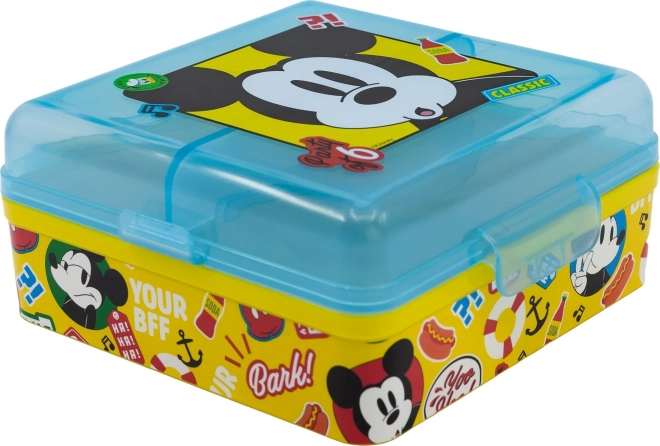 STOR Carré Multi Box pour le goûter Mickey Mouse