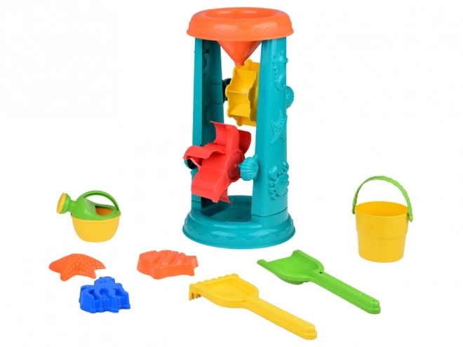 Ensemble de jouets de plage colorés pour enfants avec animaux