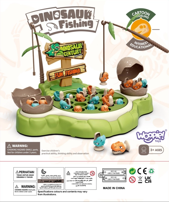 Jeu de pêche aux dinosaures Woopie