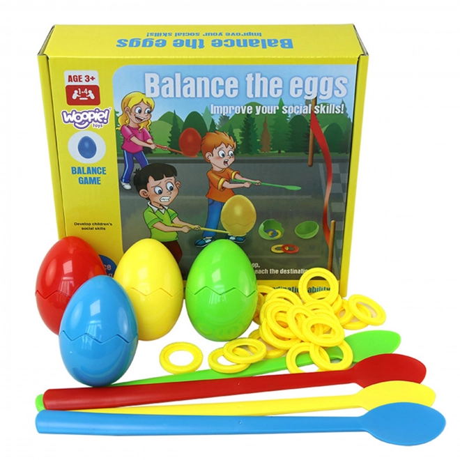 Jeu de compétence Woopie œufs d'équilibre