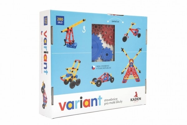 Jeu de construction Variant en plastique 280 pièces dans une boîte 33x28x8 cm