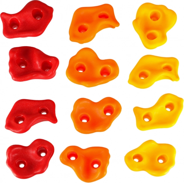 Prises d'escalade colorées pour enfants 20 pcs avec vis