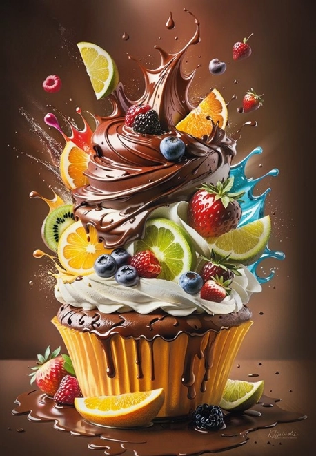 Puzzle Gâteau Fou 500 pièces
