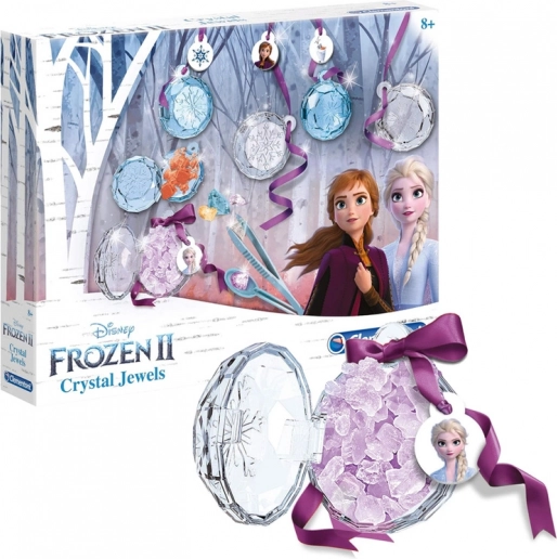 Clementoni coffret de création de bijoux collier Cristaux La Reine des Neiges
