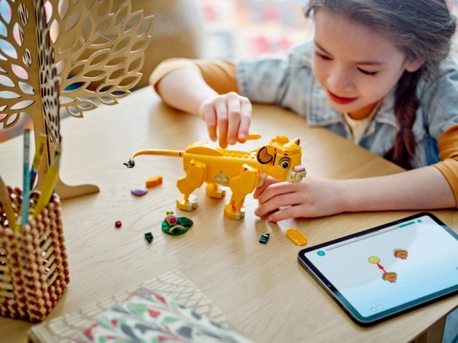 LEGO Disney 43243 Jeune Lion Simba du Roi Lion
