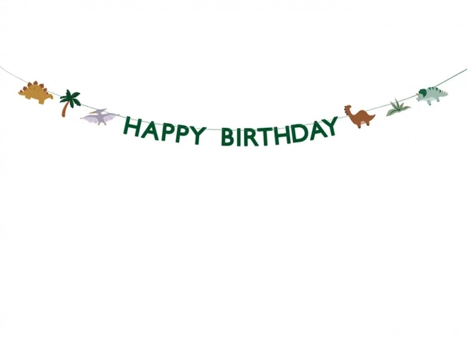 Joyeux Anniversaire Dino Transparent 3m