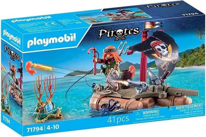 Playmobil Pirates Radeau pirate avec Chpatném
