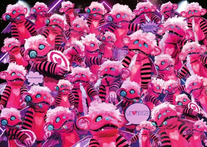 Puzzle Ravensburger Masked Singer avec monstre 1000 pièces