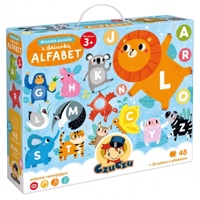 CzuCzu grands puzzles avec trou Alphabet