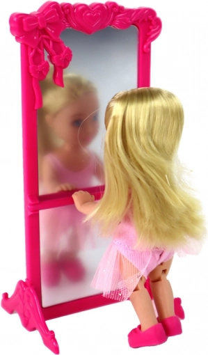 Grand miroir rose pour l’entraînement