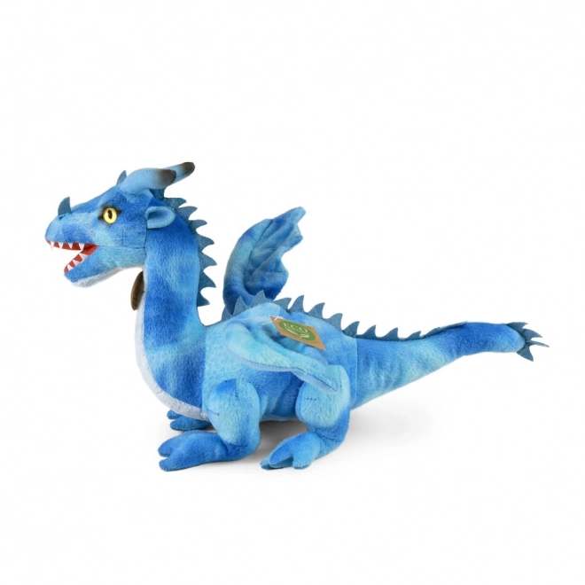 Rappa Dragon en peluche 40 cm bleu ÉCOLOGIQUE