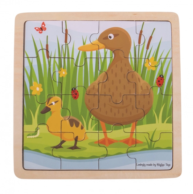 Puzzle Bigjigs Toys Canard et caneton