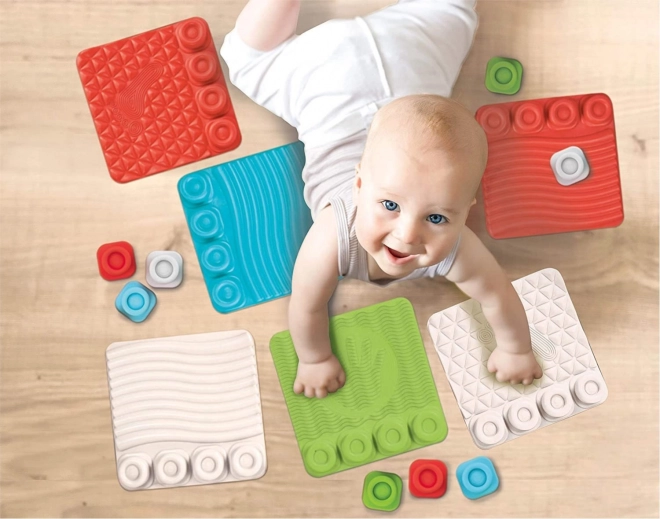CLEMENTONI SOFT CLEMMY Tapis sensoriels avec cubes