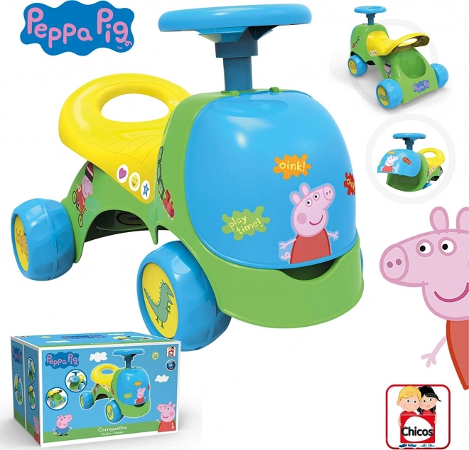 CHICOS Trotteur Peppa Pig 2 en 1
