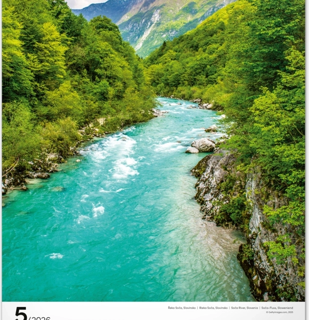 Calendrier mural Eau 2026