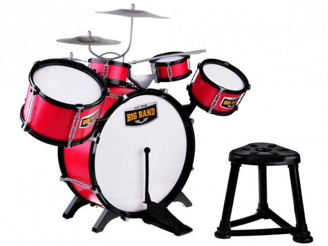 Batterie Enfant Big Band avec Tambour et Cymbales