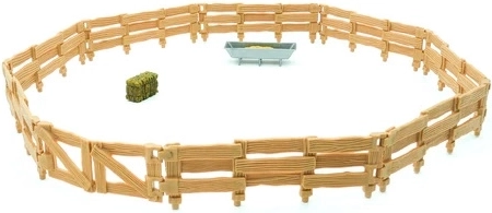 Enclos réaliste avec accessoires