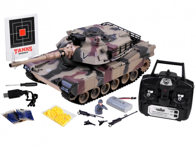 Grand char télécommandé US M1A2