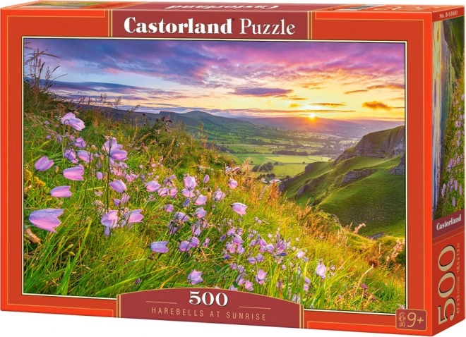 Puzzle Campanules au lever du soleil 500 pièces
