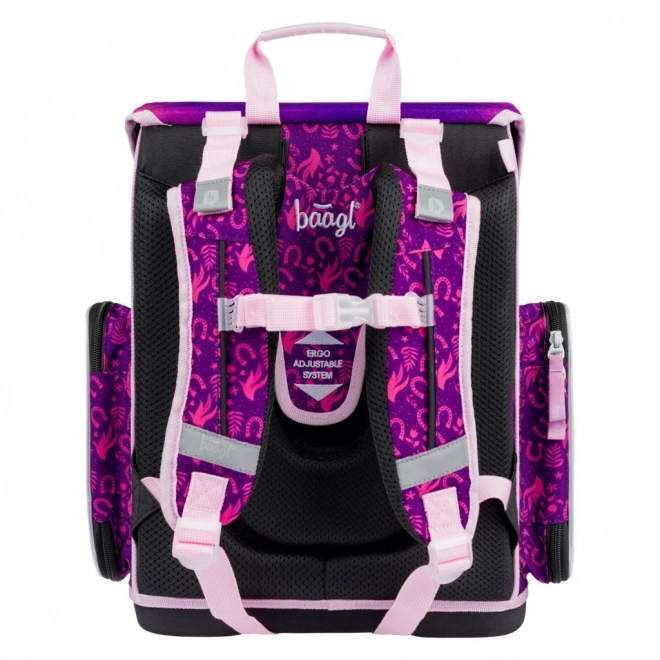 ENSEMBLE BAAGL 3 Ergo Cheval : cartable, trousse, sac