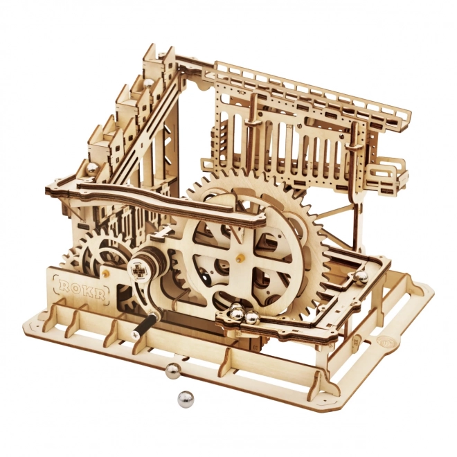 Trappes Équipe de Billes en Marbre - Piste de Billes - Kit de Construction en Bois 3D