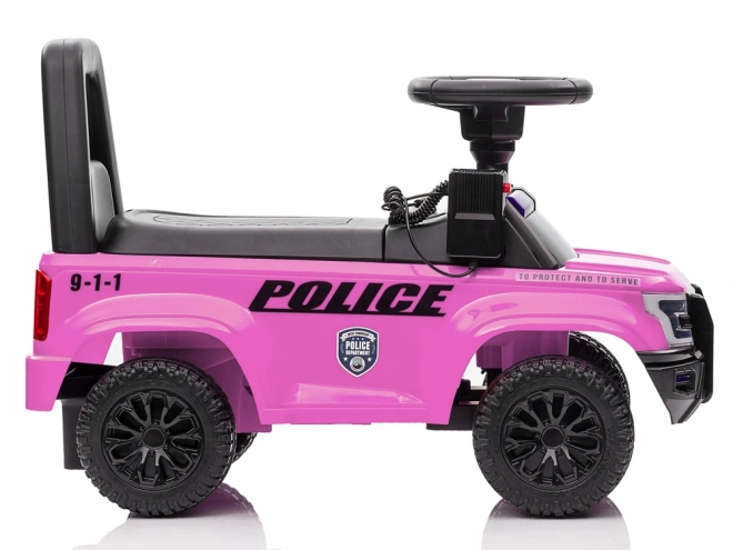 Trottinette Police rose pour enfants