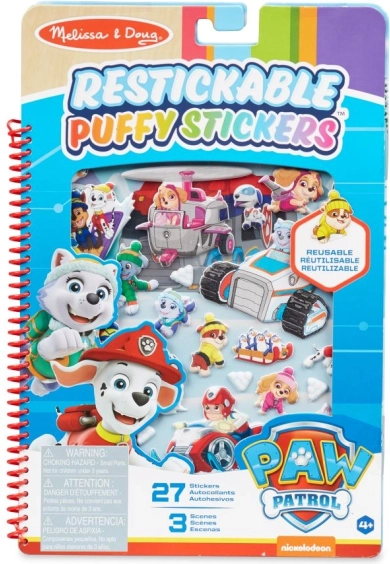 Autocollants 3D réutilisables Paw Patrol – Arctique