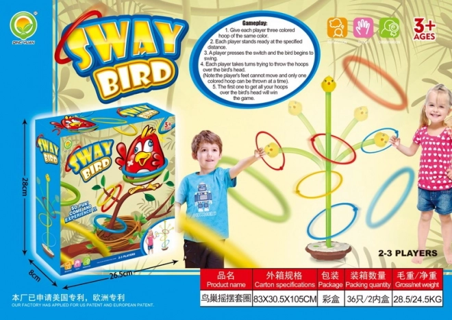 Jeu d’adresse Oiseau Fougueux pour enfants 3+
