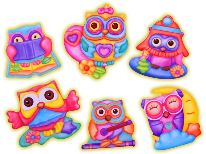 Six motifs de chouettes adorables