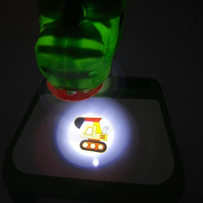 Projecteur WOOPIE Dinosaur avec tableau et feutres