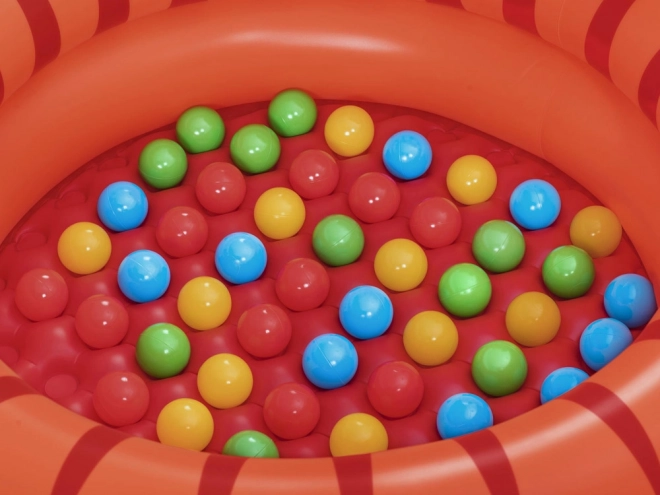 Piscine sèche panda roux avec balles de Bestway