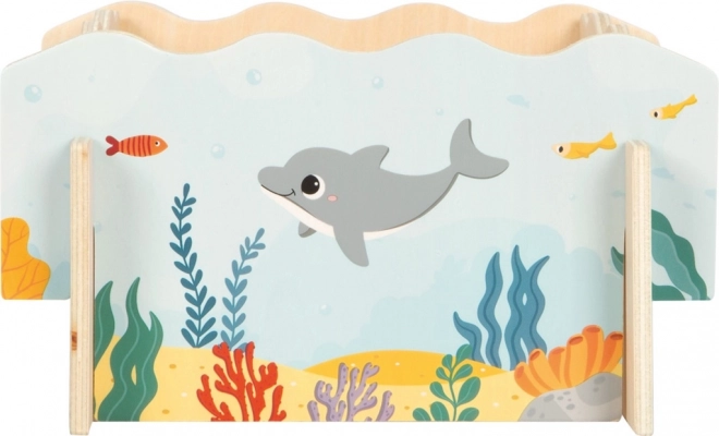 Petite jambe jeu de pêche de poissons
