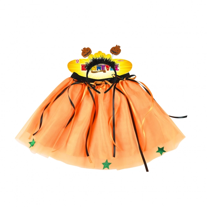 Costume de halloween pour enfants avec jupe tutu et serre-tête