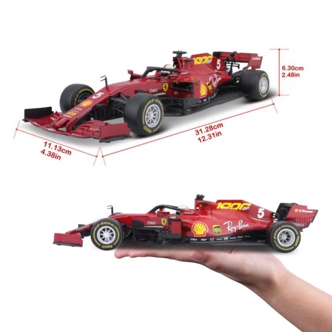 Modèle réduit en métal Ferrari SF1000 F1 2020 Tuscan GP Sebastian Vettel