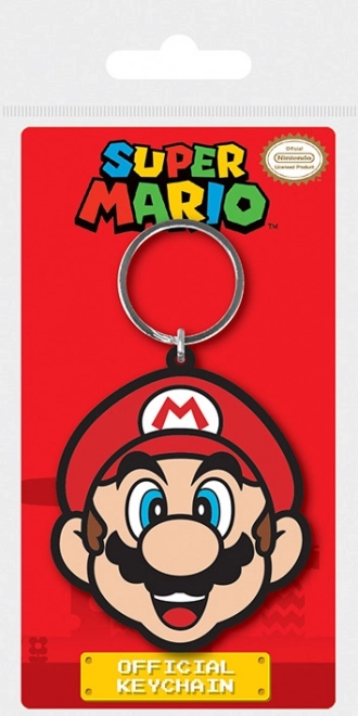 Porte-clés en caoutchouc Super Mario