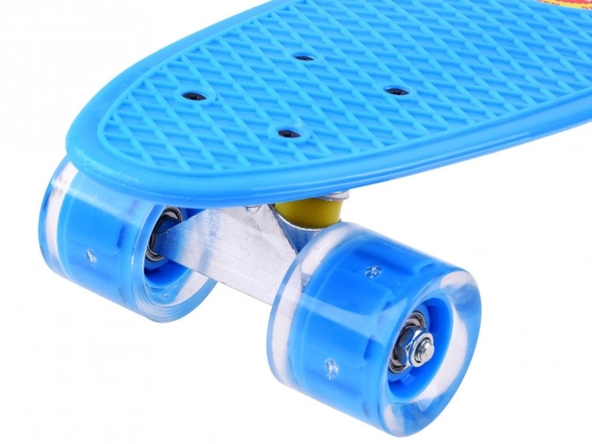 Planche à roulettes avec roues LED