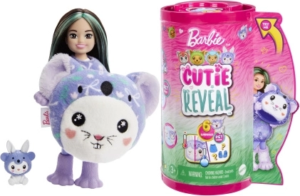 Barbie Cutie Reveal Chelsea lapin et koala – poupée à habiller avec surprises