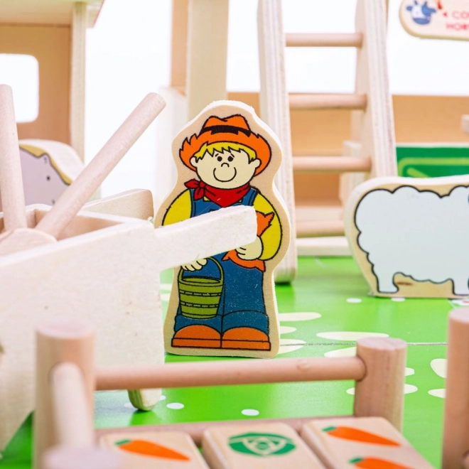 Grande Ferme en Bois Bigjigs Toys