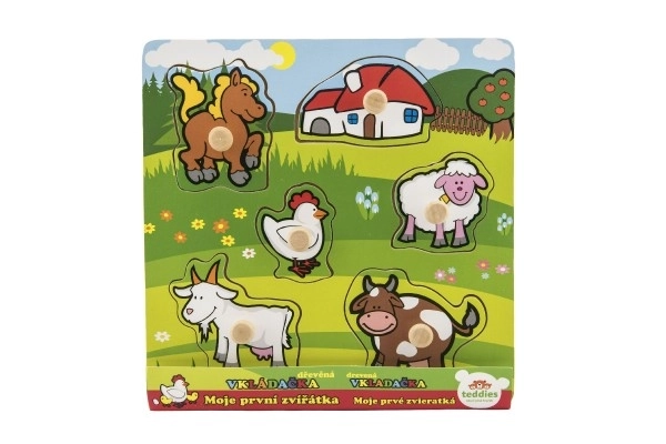 Insérable Mes premiers animaux - 6 pièces